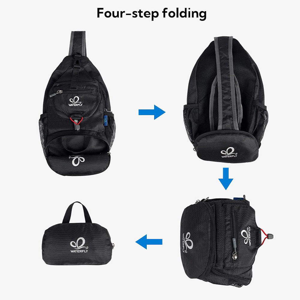 WATERFLY Chest Bag Shoulder Sm - Sling Backpack Shoulder avaliação e preço
