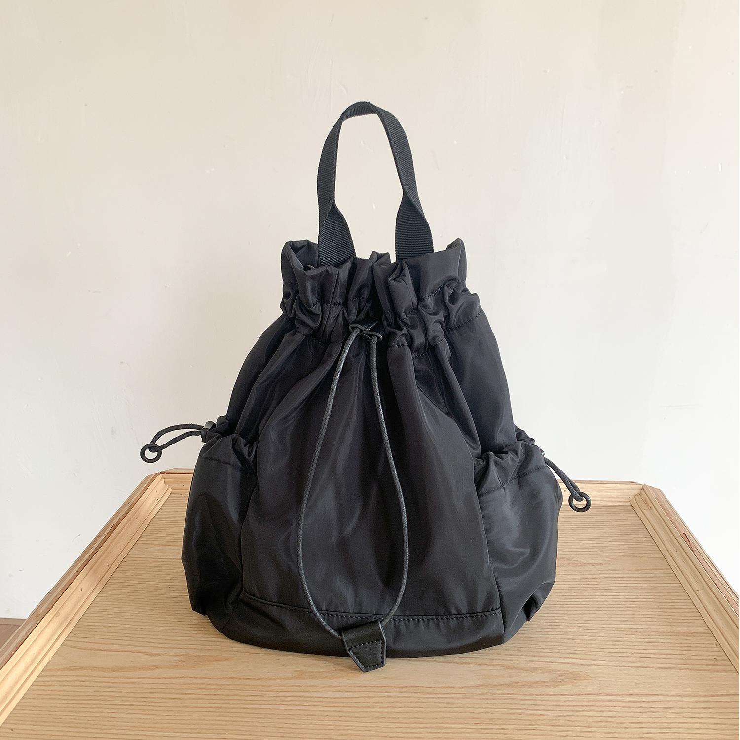 Multi-function Drawstring Buck - Canvas Backpack Casual avaliação e preço