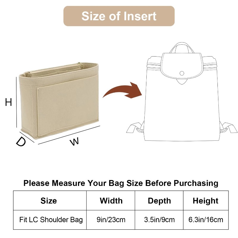Lightweight Backpack Inner Bag - Backpack Insert Organizer avaliação e preço