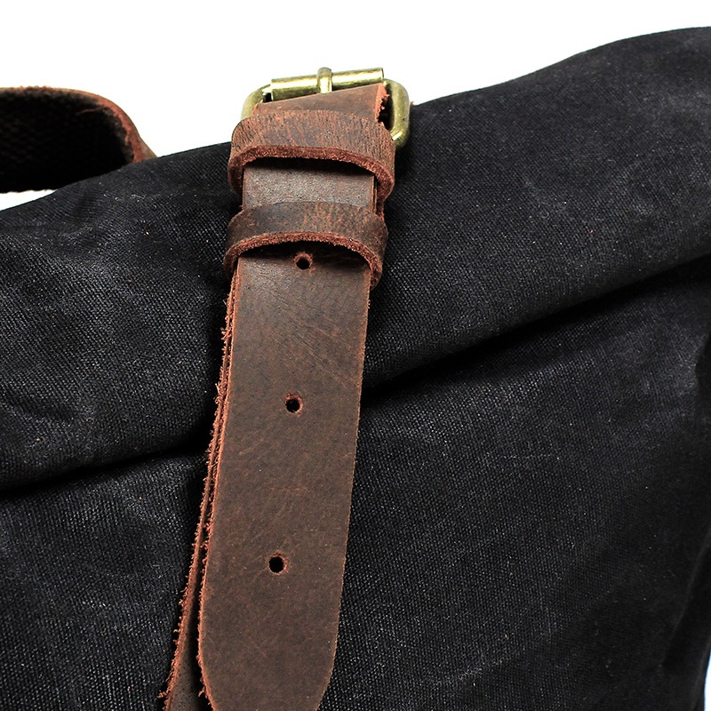 Retro Canvas Leather Backpacks - Leather Backpack Vintage avaliação e preço